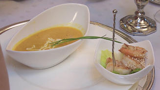 Gebratene Black Tiger Garnelen