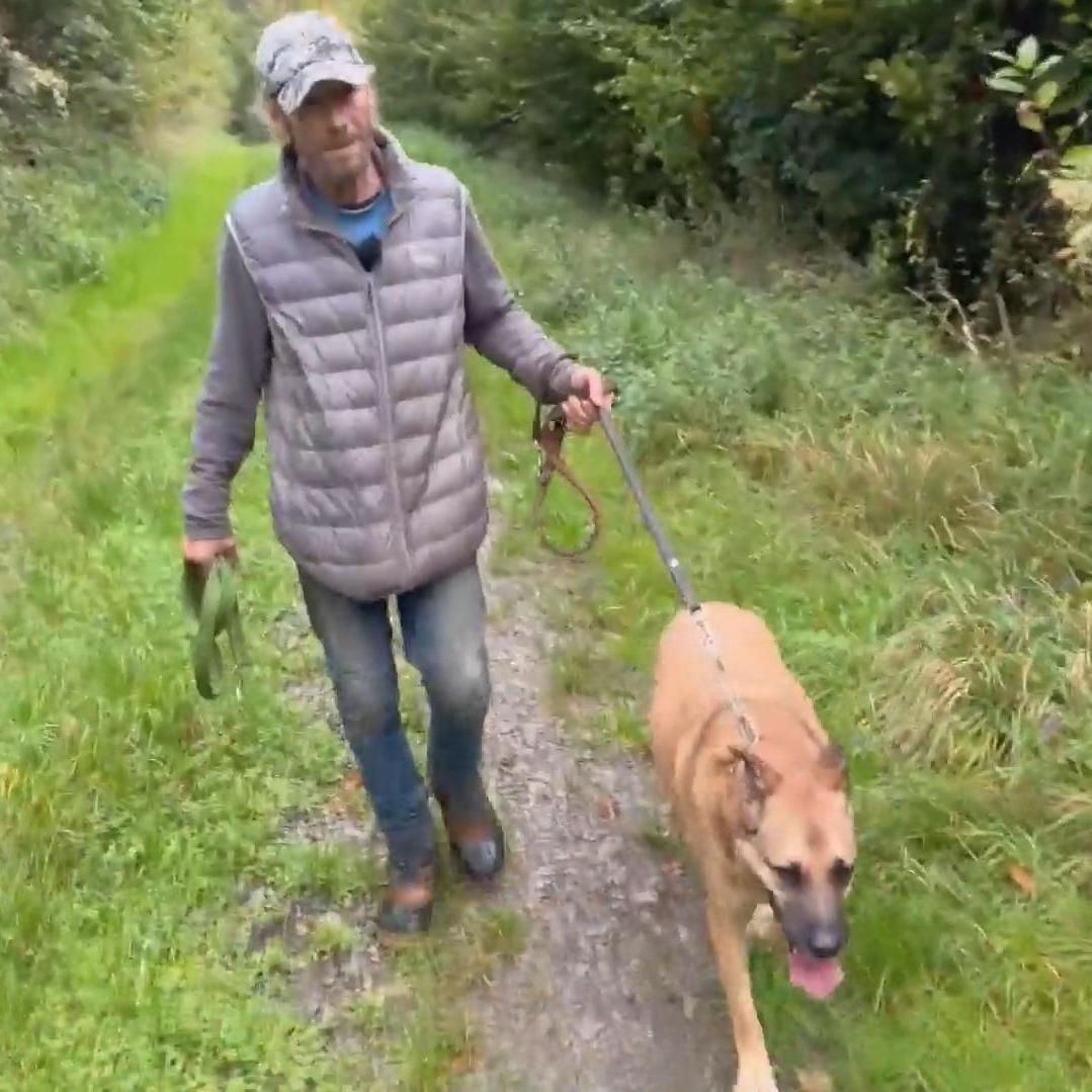 Gnadenhof Mitarbeiter Benji hat Straßenhund Zeus gefunden – Gott sei Dank!