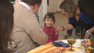 Pascalines Kinder entzücken die Gäste