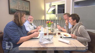 Lars begeistert mit dem Nachtisch