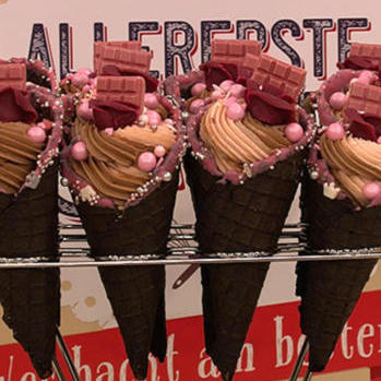 Marions Meisterstück: Eistüten-Cupcakes Marions Meisterstück: Eistüten-Cupcakes