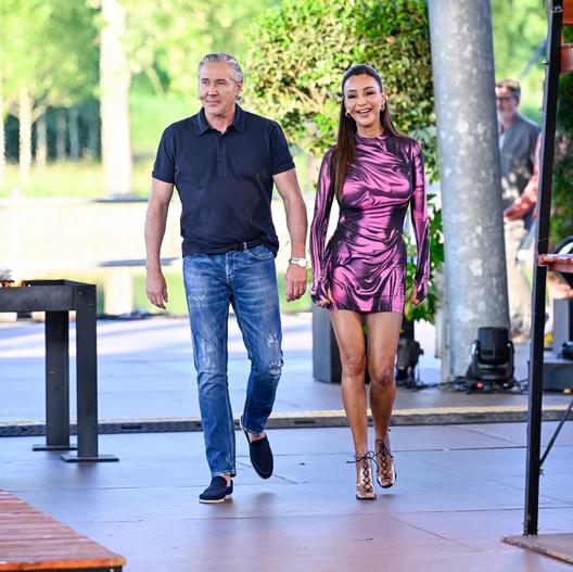 So hat Verona Pooth ihren Franjo vor die Kamera geholt