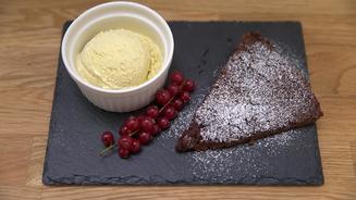 Ein Schokokuchen mit Eiweiß-Kick