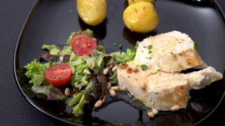 Zitronenhähnchenbrust mit Kartoffeln