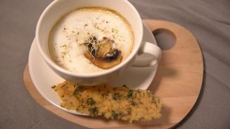 Waldpilz-Cappuccino