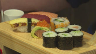 Sushivariationen mit Misosuppe