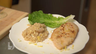 Zitronenrisotto mit Hänchenbrust