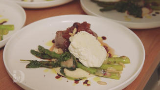 Kalbsfilet und Pulpo mit Selleriepüree