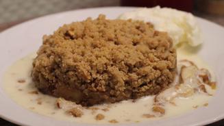 Winterliches Apple Crumble mit Vanille