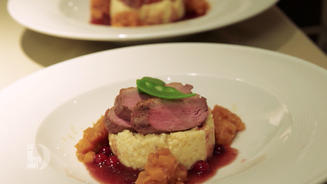 „Landluft“ - Ente, Hirse und Kürbis