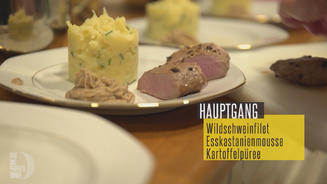 Pfälzer Wildschweinfilet an Schalotten