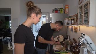 Sabrina hat am Herd die Hosen an