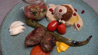 Kichererbsen, Hack, Paprika, Rüben