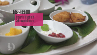 Dreierlei Obst mit Kokosvariationen