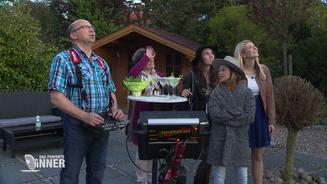 Das Dinner bei Jörg wird verewigt