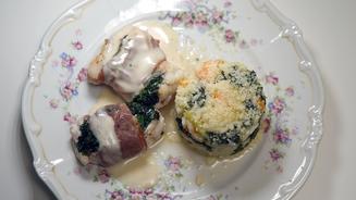 Seeteufel Saltimbocca