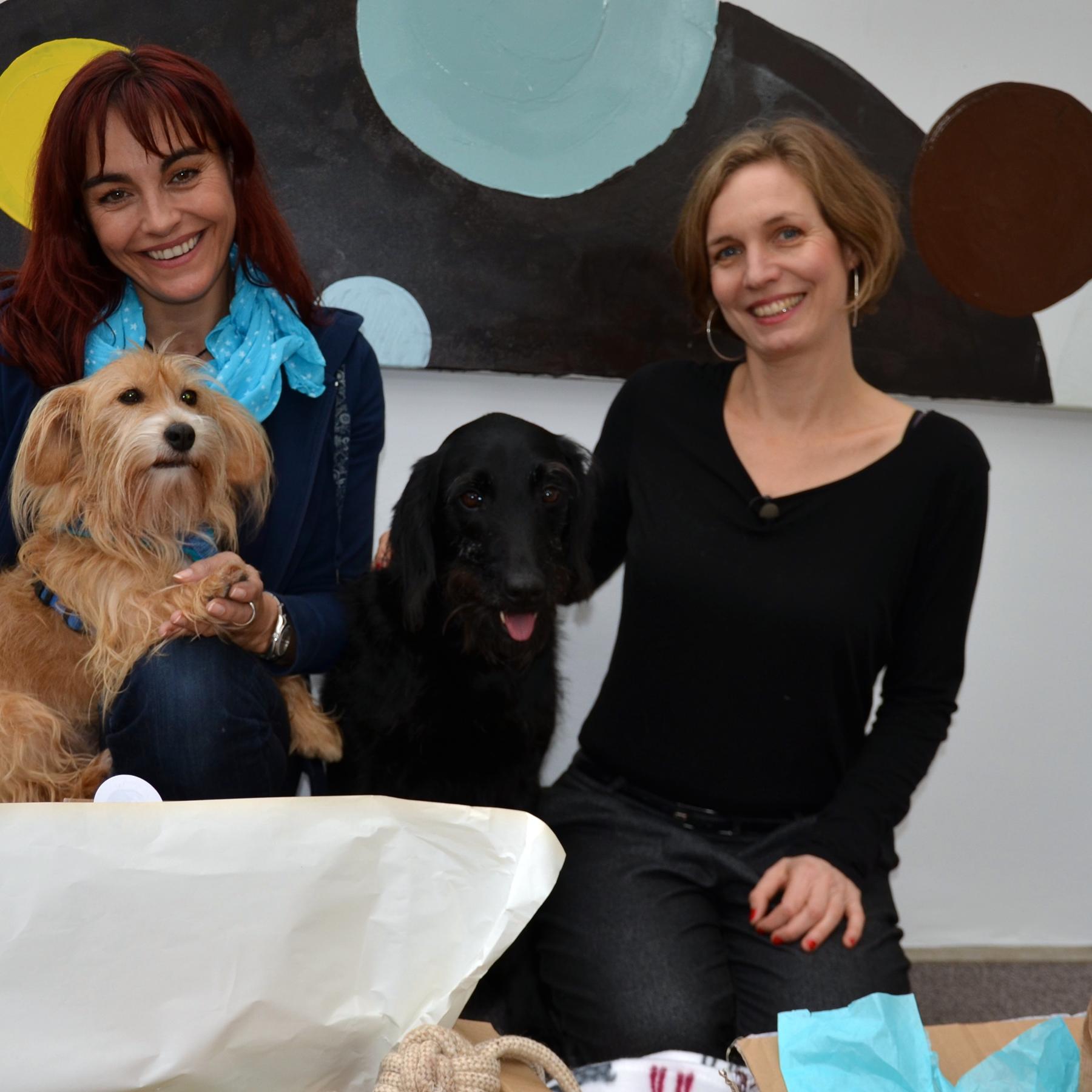 TG2 - Geschenkboxen. VOX-DOCMA TV - Zusammen mit Monika und ihrer Labradoodle-Hndin Greta testen hundkatzemaus-Reporterin Diana Eichhorn und Klein Maggie Geschenkboxen aus dem Internet .JPG TG2 - Geschenkboxen. VOX-DOCMA TV - Zusammen mit Monika und ihrer Labradoodle-Hndin Greta testen hundkatzemaus-Reporterin Diana Eichhorn und Klein Maggie Geschenkboxen aus dem Internet .JPG