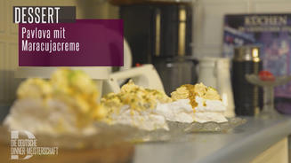 Passionsfrucht-Pavlova