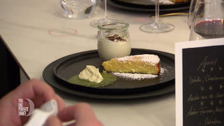 weiße Schokoladenmousse an "Snowqueen"