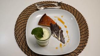 Flan cubano und Crema de mojito