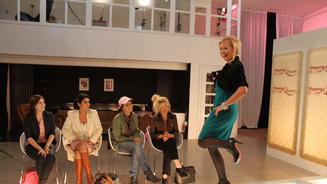 Gemusterte Strümpfe sind out