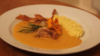 Seeteufel mit Kartoffelcreme