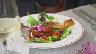 Paprika-Auberginen-Terrine