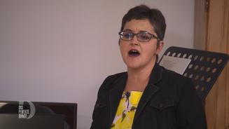 Gesangseinlage zwischen den Gängen