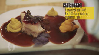 Sous vide gegarter Schweinebauch