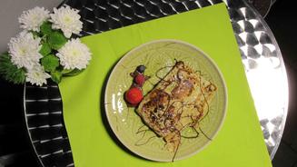 Crêpes mit Bananen und Nussnougatcreme