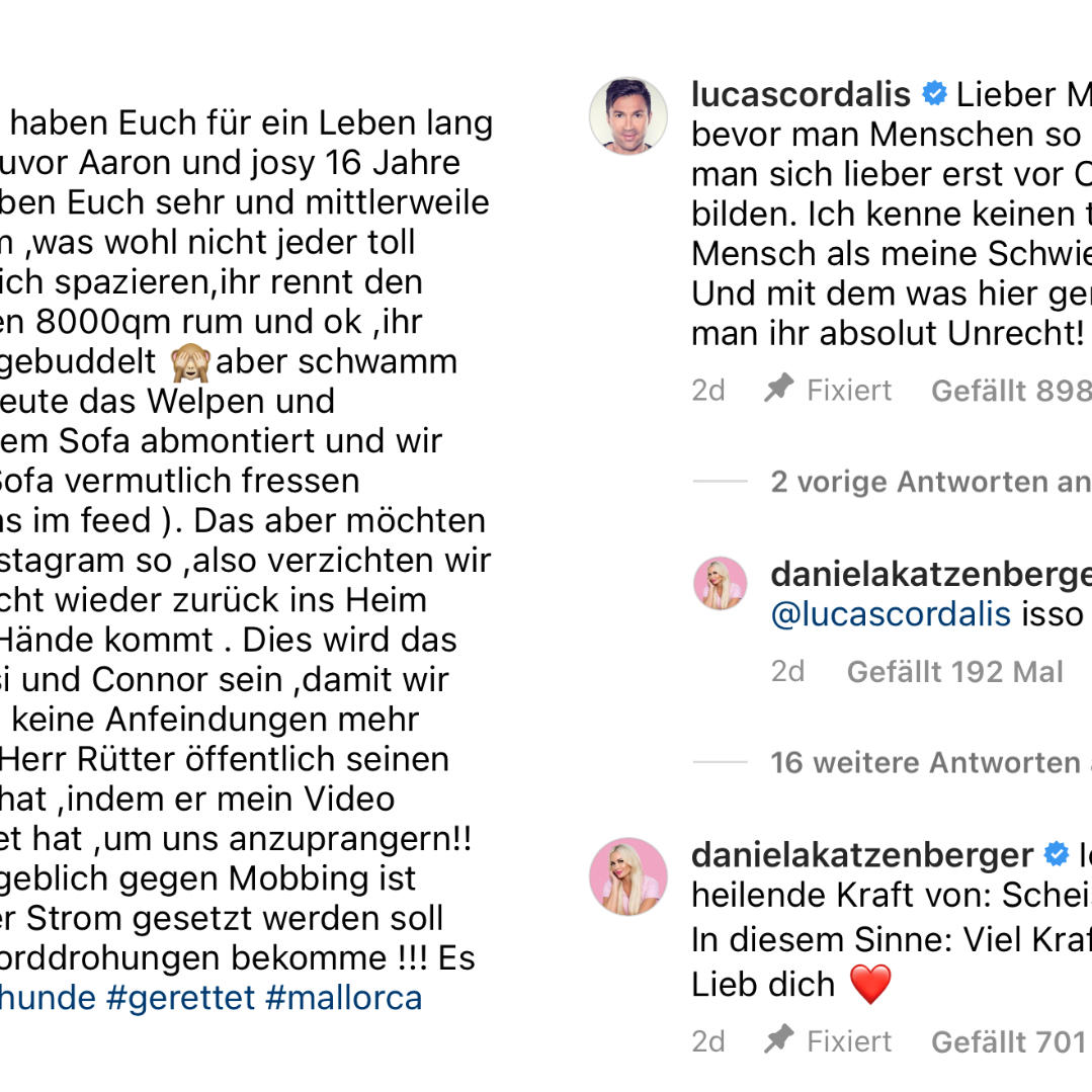 In einem emotionalen Instagram-Post erklärt Iris Klein ihre Sicht der Dinge und erhält Unterstützung von ihrer Familie In einem emotionalen Instagram-Post erklärt Iris Klein ihre Sicht der Dinge und erhält Unterstützung von ihrer Familie