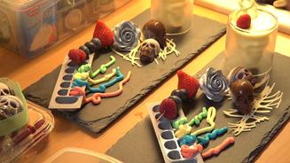 Sweets, Fruits und Bayrisch Creme 