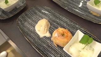 Michis Apfelkiacherl an Ginsorbet