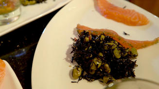 Lachs, Sommerrollen und Thunfisch