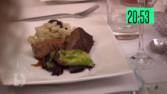 Kalbsbäckchen in Lembergersoße