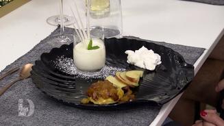 Tarte Tatin mit bayerischer Creme