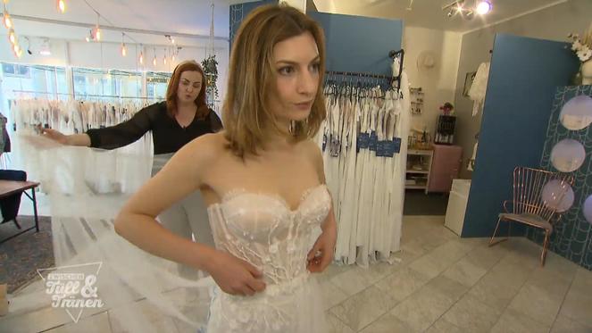 Diese Braut legt alles auf die Goldwaage