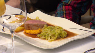 Kalbsfilet mit Schupfnudeln