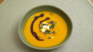 Kürbissuppe mit Thai-Note
