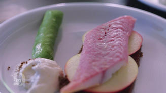 Erbsensuppe mit Meeraal