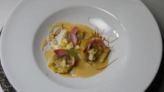 Leberwurst-Ravioli mit Zwiebeln