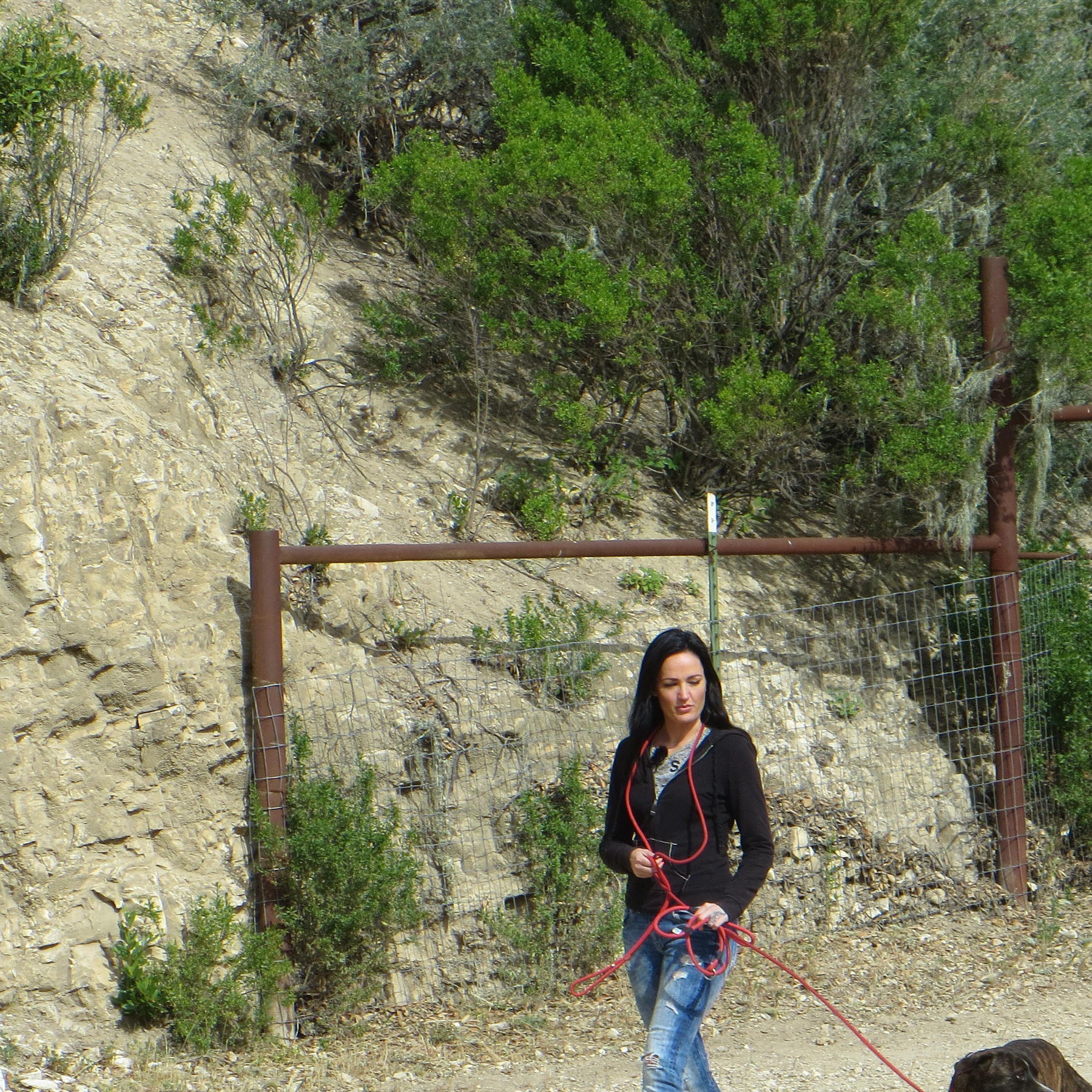 Yvonne beim tglichen Training Yvonne beim tglichen Training
