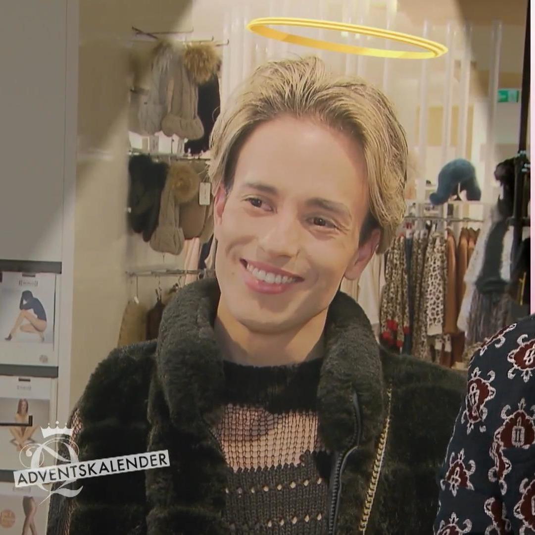 Stardesigner Guido Maria Kretschmer lobt das Engagement von Verkäufer David.