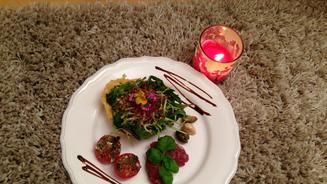 Sara eröffnet das Karlsruher Dinner