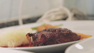 Kalbsbäckchen in Portwein