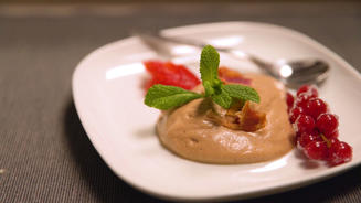 Mousse au Chocolat mit Bacon