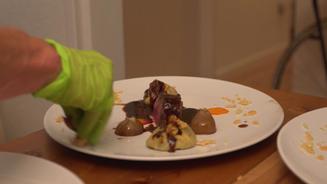 Rinderfilet mit Ochsenschwanz-Ravioli