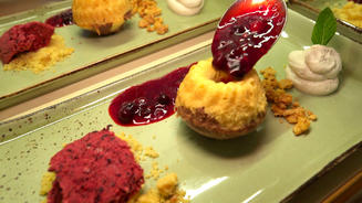 Mini-Gugelhupf mit Mascarpone-Creme