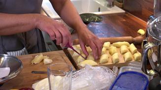 Süße Mozzarella-Röllchen 