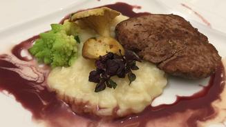 Überbratene Rinderfiletscheiben